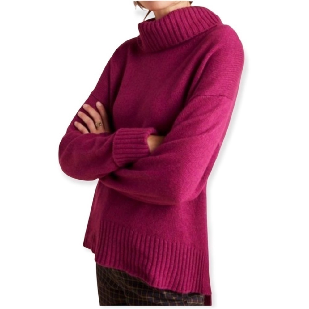 Anthropologie | Women’s Blair Turtleneck Wool Blend Sweater Size Small